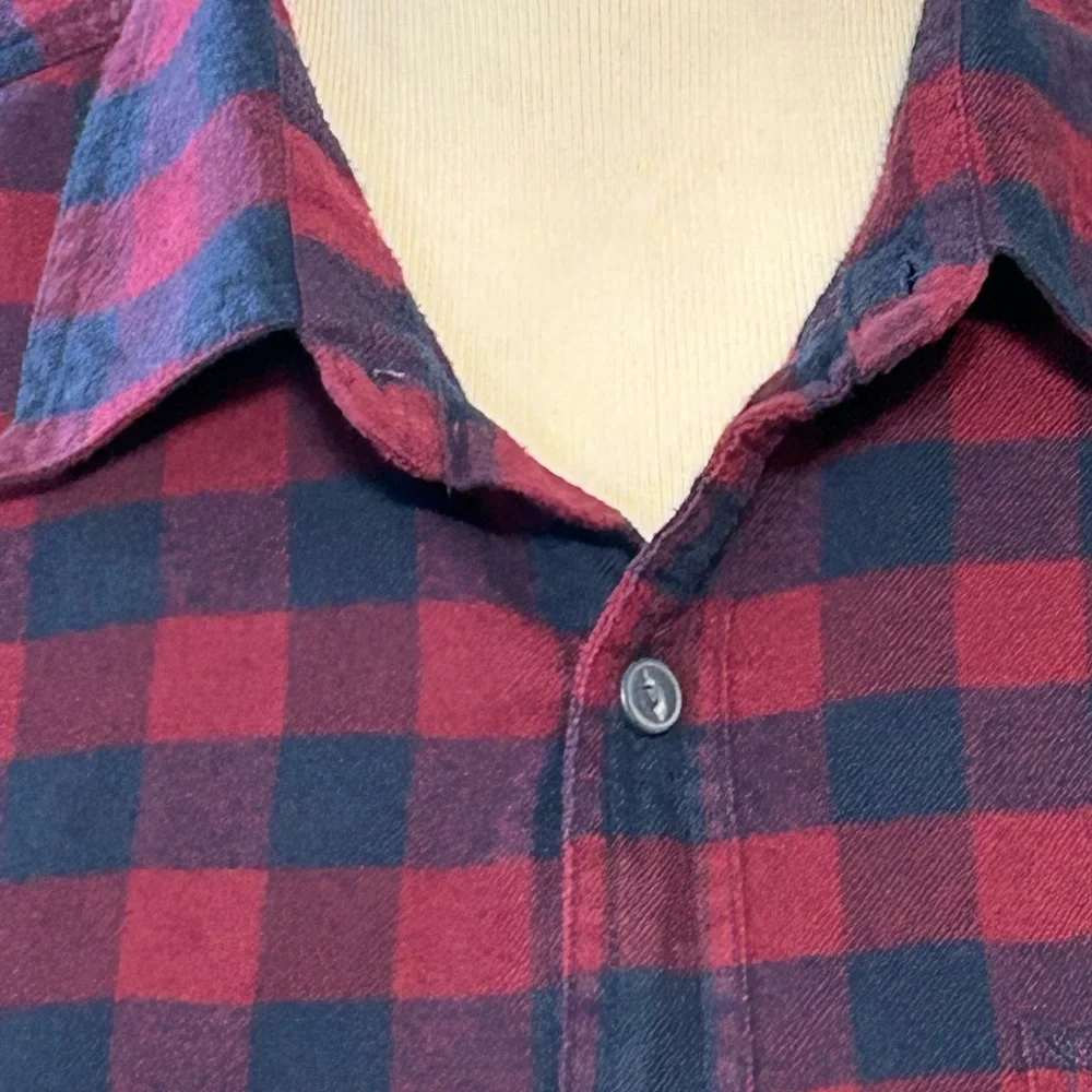 J Crew men’s flannel, long sleeve,‎ shirt, size medium